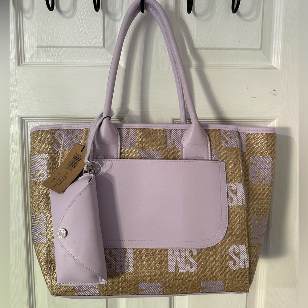 Steve Madden Gentle Lavender tote. NWT.